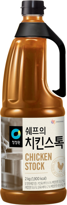 청정원 쉐프의 치킨스톡, 2kg, 1개