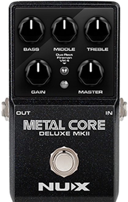넉스 뉴엑스 Metal Core Deluxe MKII 하이게인 프리앰프 이펙터, 1개