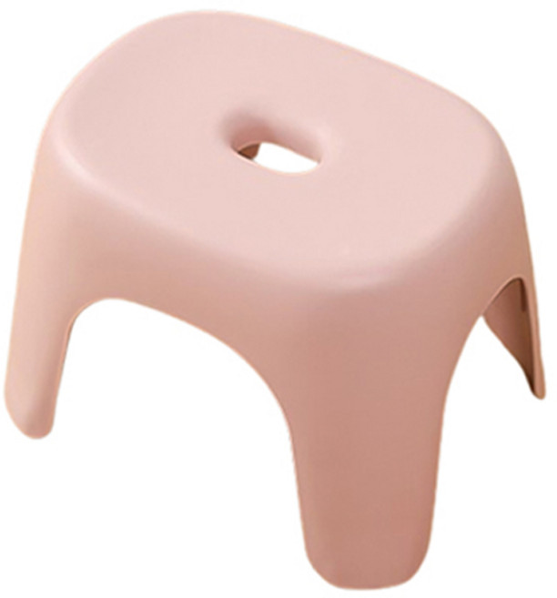 블럭마트 파스텔 심플 욕실의자, 핑크
