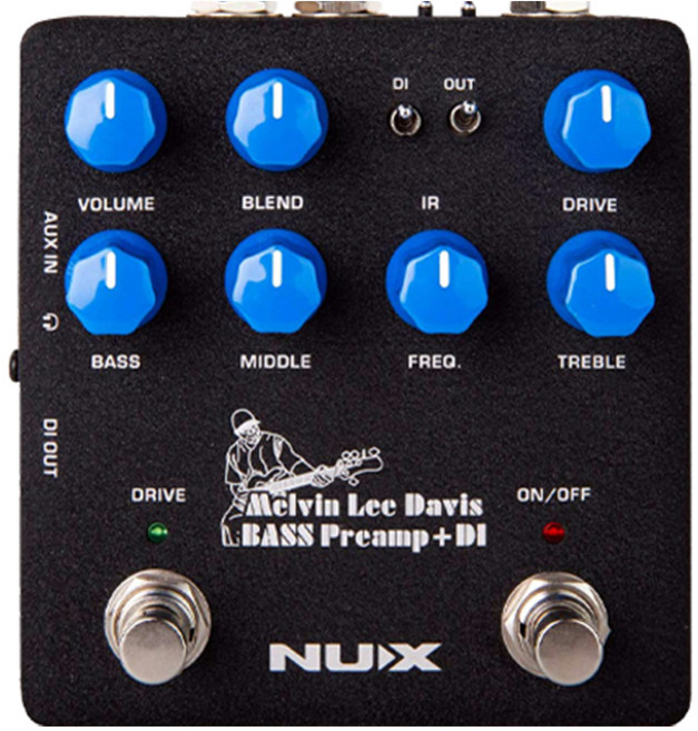넉스 뉴엑스 멜빈 리 데이비스 시그니춰 베이스 프리앰프 앤 DI 이펙터 NBP-5, 1개
