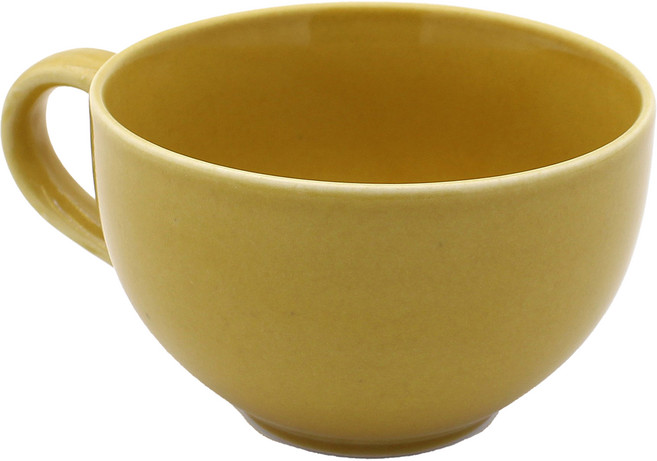 달소금 커피 머그컵 유광 350ml, 레몬, 1개