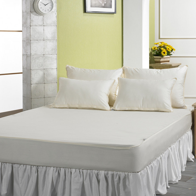 아이닉스 대우침장 순면 홑겹 침대 매트리스 커버