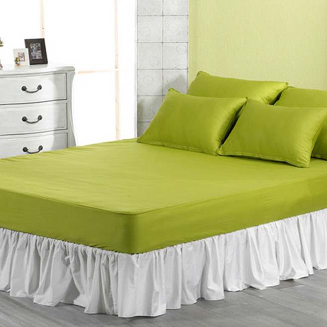 아이닉스 대우침장 순면 홑겹 침대 매트리스 커버