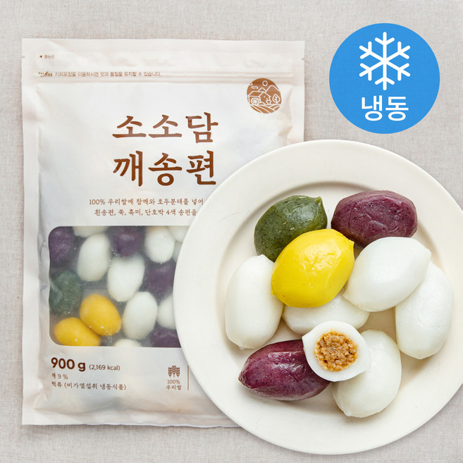 소소담 깨송편 (냉동), 900g, 1개입, 1개