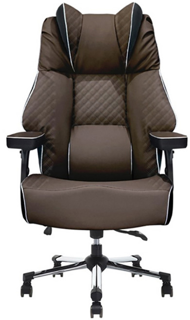 다임체어 국내 제조 게이밍 사무용 컴퓨터 책상 의자 DG04 방문설치, 레더 브라운
