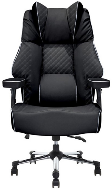 다임체어 국내 제조 게이밍 사무용 컴퓨터 책상 의자 DG04 방문설치, 레더 블랙