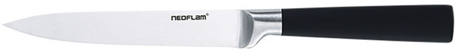네오플램 돌체 주방칼 나이프 과도 L 5" 유틸리티, 블랙, 1개
