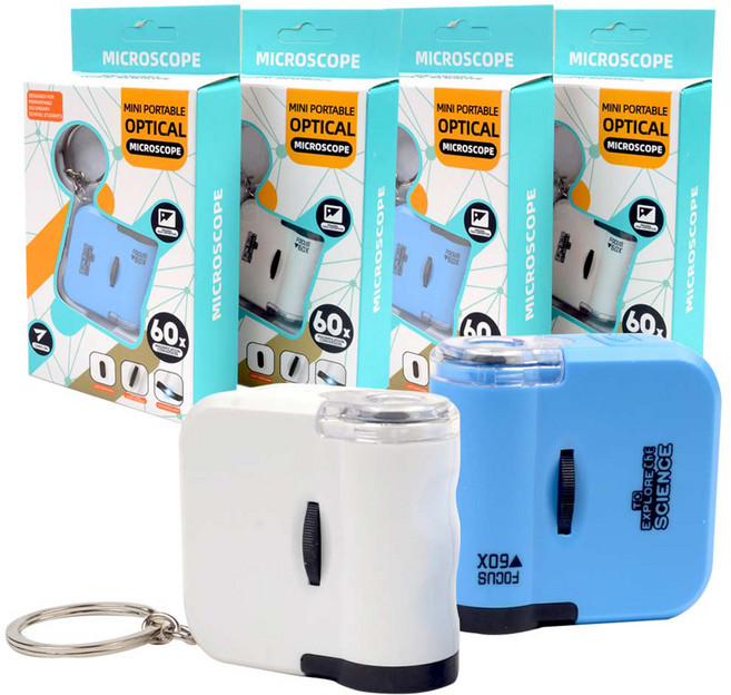 거영아이앤디 LED미니현미경, 60배, 4개