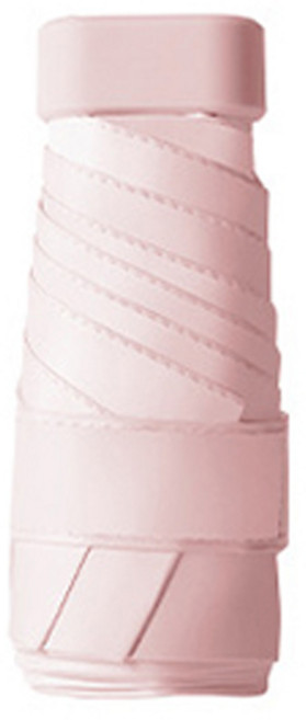 수스다 이츠굿텐 햇빛차단 미니 6단 암막 경량 우산 양산 + 파우치 세트