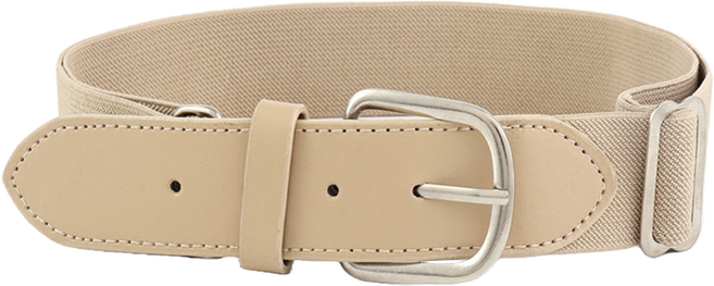 미소로운 신축 길이조절 야구벨트, 카키, 1개