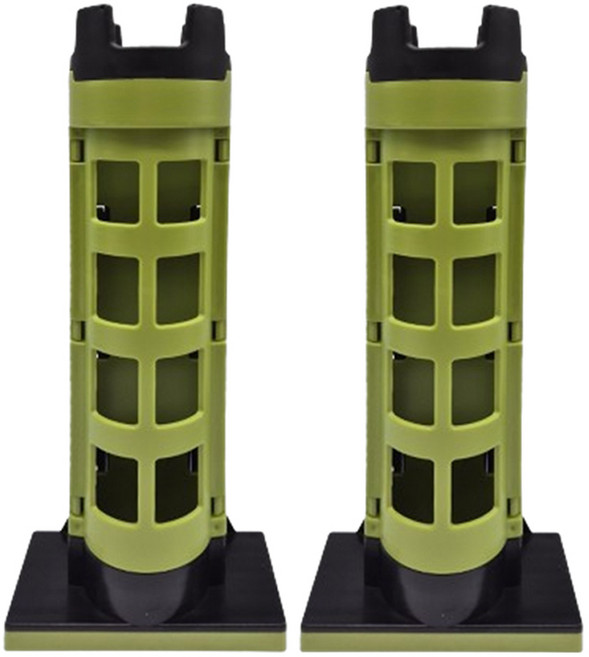 실버캐스트 태클박스용 3단 로드홀더 RH-S1, 그린(RH-S1GRN), 2개