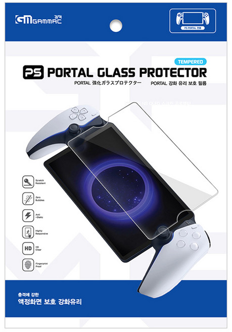 겜맥 PS 포탈 강화유리, 1개, KMPT-103