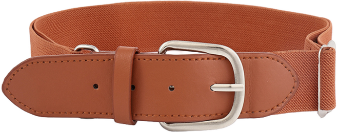 미소로운 신축 길이조절 야구벨트, 브라운, 1개