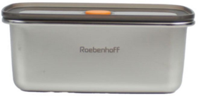 레벤호프 전자레인지 스텐 밀폐용기 직사각 1L, 1개입, 1개
