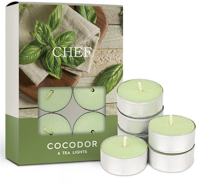 코코도르 티라이트 캔들, 쉐프, 10g, 6개