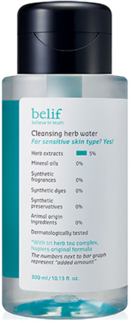 빌리프 클렌징 허브 워터, 300ml, 1개