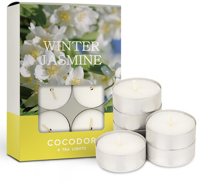 코코도르 티라이트 캔들, 윈터쟈스민, 10g, 6개