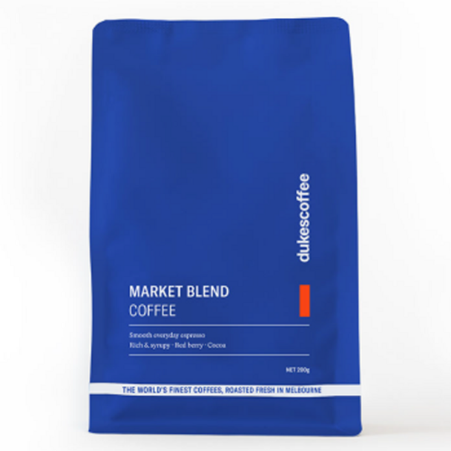 듁스커피 에스프레소 블렌드 원두 마켓, 200g, 1개, 홀빈(분쇄안함)