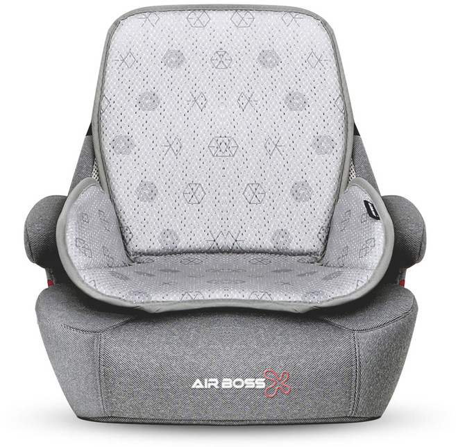 에어보스 록키 아이 부스터카시트 + 3D 쿨시트 세트, 모던 그레이 + 랜덤 발송