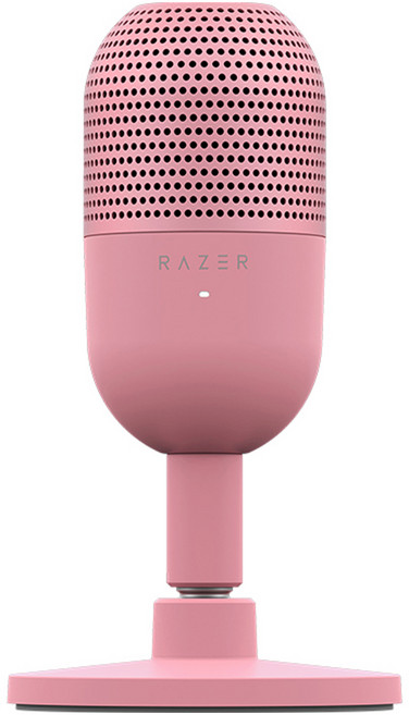 레이저 Seiren V3 Mini Quartz 유선 마이크, RZ19-0505, 핑크
