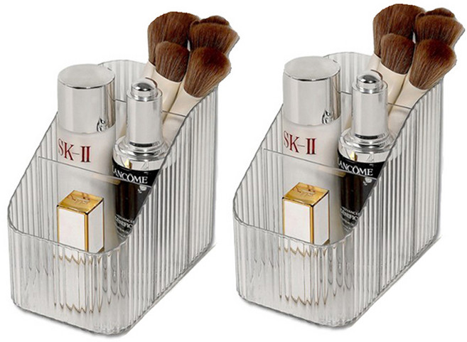 윈프라이스 보헤미안 화장품 보관함 소형, 2개, 투명