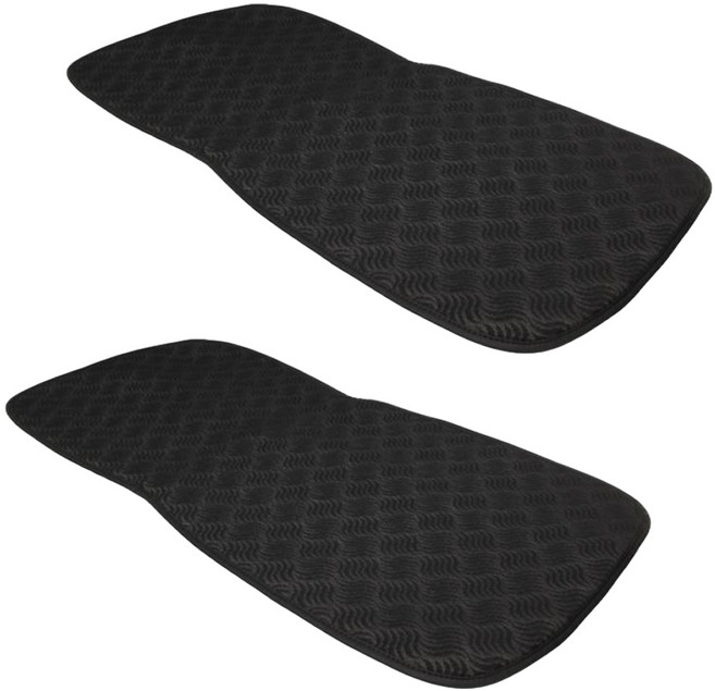 카이프 비엔토 논슬립 차랑용 에어매쉬 시트커버, 2개, 블랙