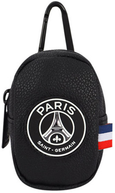 PSG 로고 에어팟 파우치, 블랙, 1개, PG0011