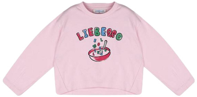 Liebello 女童可愛穀物T恤