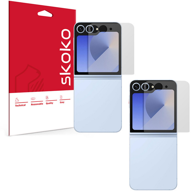 스코코 갤럭시 지문방지 저반사 액정보호필름, 1세트