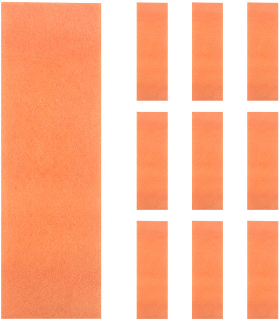 월드크린 무흠집 수세미 오렌지, 10개