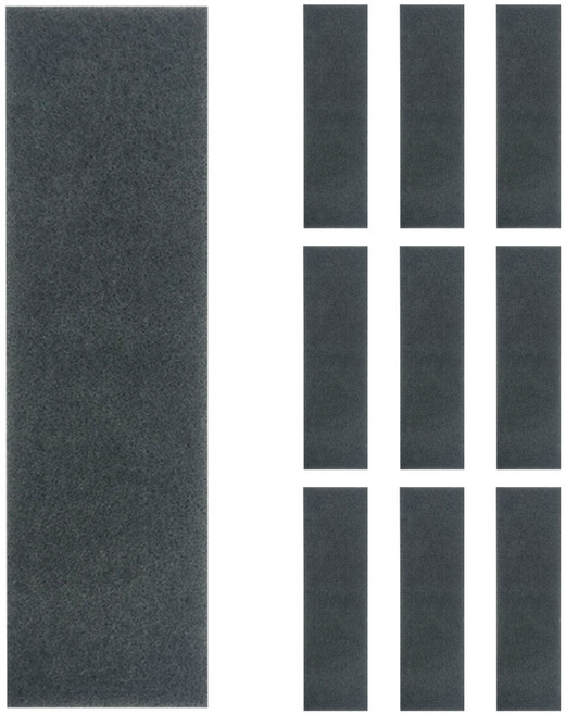 월드크린 무흠집 수세미 그레이, 10개, 1개입