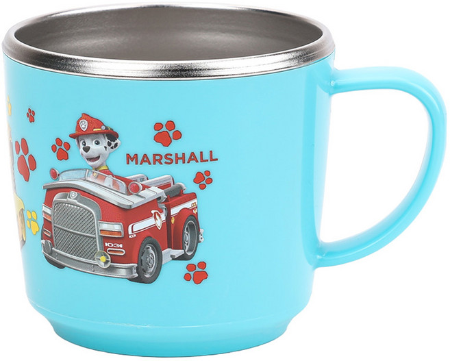 릴팡 퍼피구조대 논슬립 스텐컵 소, 혼합색상, 1개, 225ml