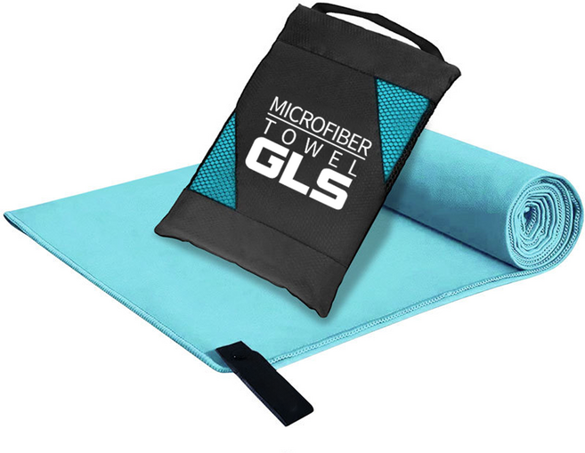 GLS 초 극세사 건식 스포츠타올, C3 아쿠아, 1개