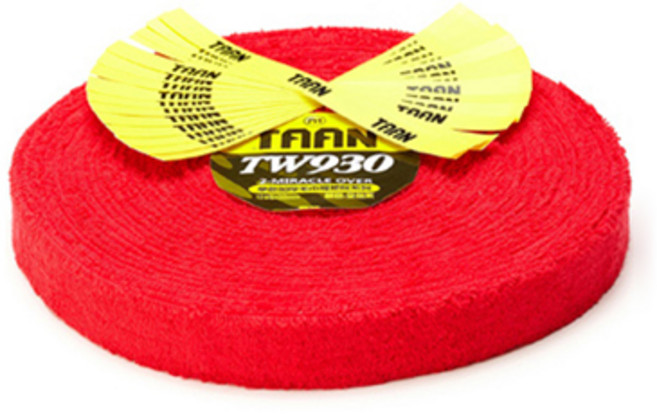 탄 타월그립 TW-930, 레드, 1개