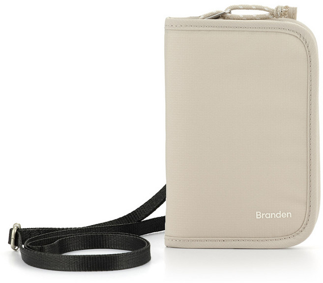 브랜든 여행용 도난방지 세이프 크로스 월렛백