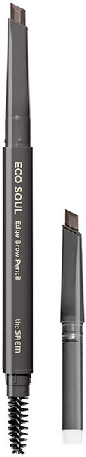 더샘 에코 소울 엣지 브로우 펜슬 + 리필 세트, 03 그레이 브라운, 1개