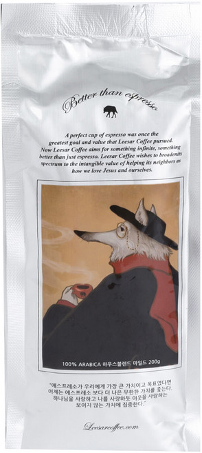 리사르커피 하우스 블렌드 마일드 원두, 1개, 200g