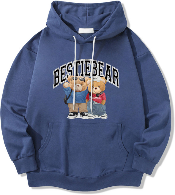 일루소 남녀공용 특양면 스탠다드 베스티베어 후드티