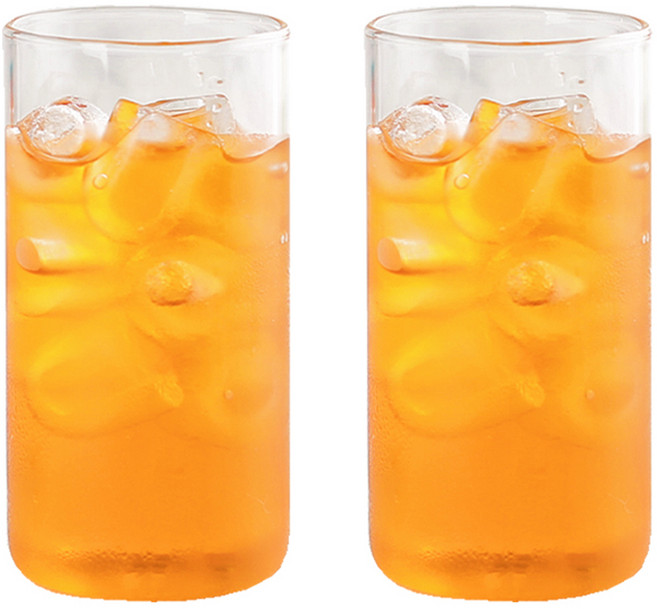 마카 내열유리컵 C-02 370ml, 2개