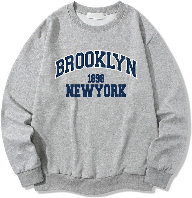 일루소 남녀공용 1898 뉴욕 소프트 특양면 맨투맨