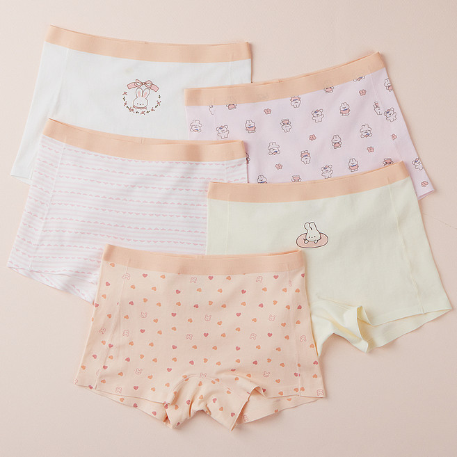 이티엑스저스트 스콕스 여아용 사각 드로즈 팬티 5종 세트