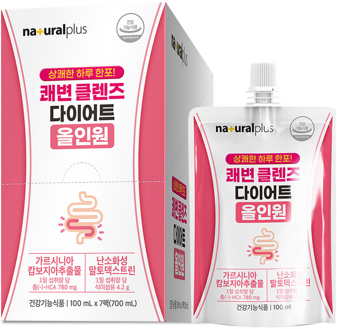 내츄럴플러스 쾌변 클렌즈 다이어트 올인원 7p, 700ml, 1개