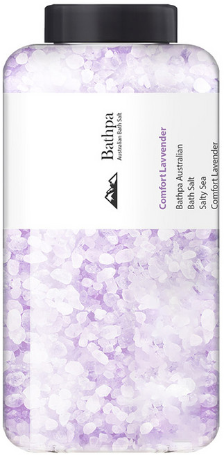 Bathpa 澳大利亞 沐浴鹽 Comfort Lavender 1.2kg, 1瓶
