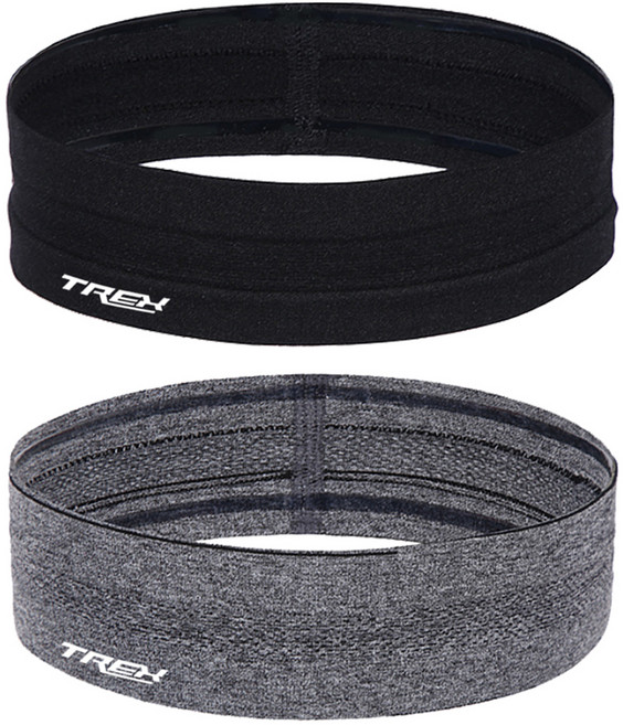 T렉스 스포츠 헤어밴드, 블랙, 그레이, 2개