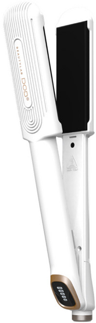 BEAUTYLAB DOB 居家護理受損髮質專用寬版離子夾, 1個, 白色, G7-WM