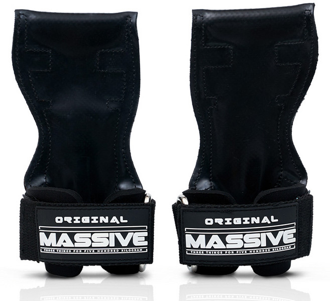 매시브 그립 오리지널 헬스 손목보호대 양손세트, 블랙, 1세트