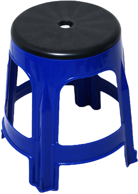 KSY 플라스틱 간이 회전의자 B-244, 블루, 1개