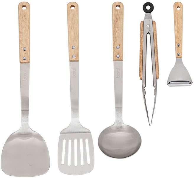 보랄 더 셰프 키친툴 세트 BR-WS500ST, 실버, 1세트, 키친툴 5종