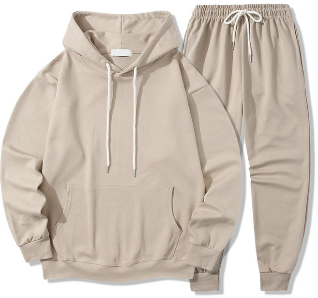 일루소 남녀공용 특양면 후드티 조거 상하의 세트