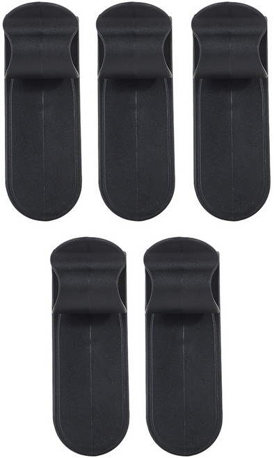 메이크마인 다용도 자동차 현관 우산 후크, 5개, 블랙